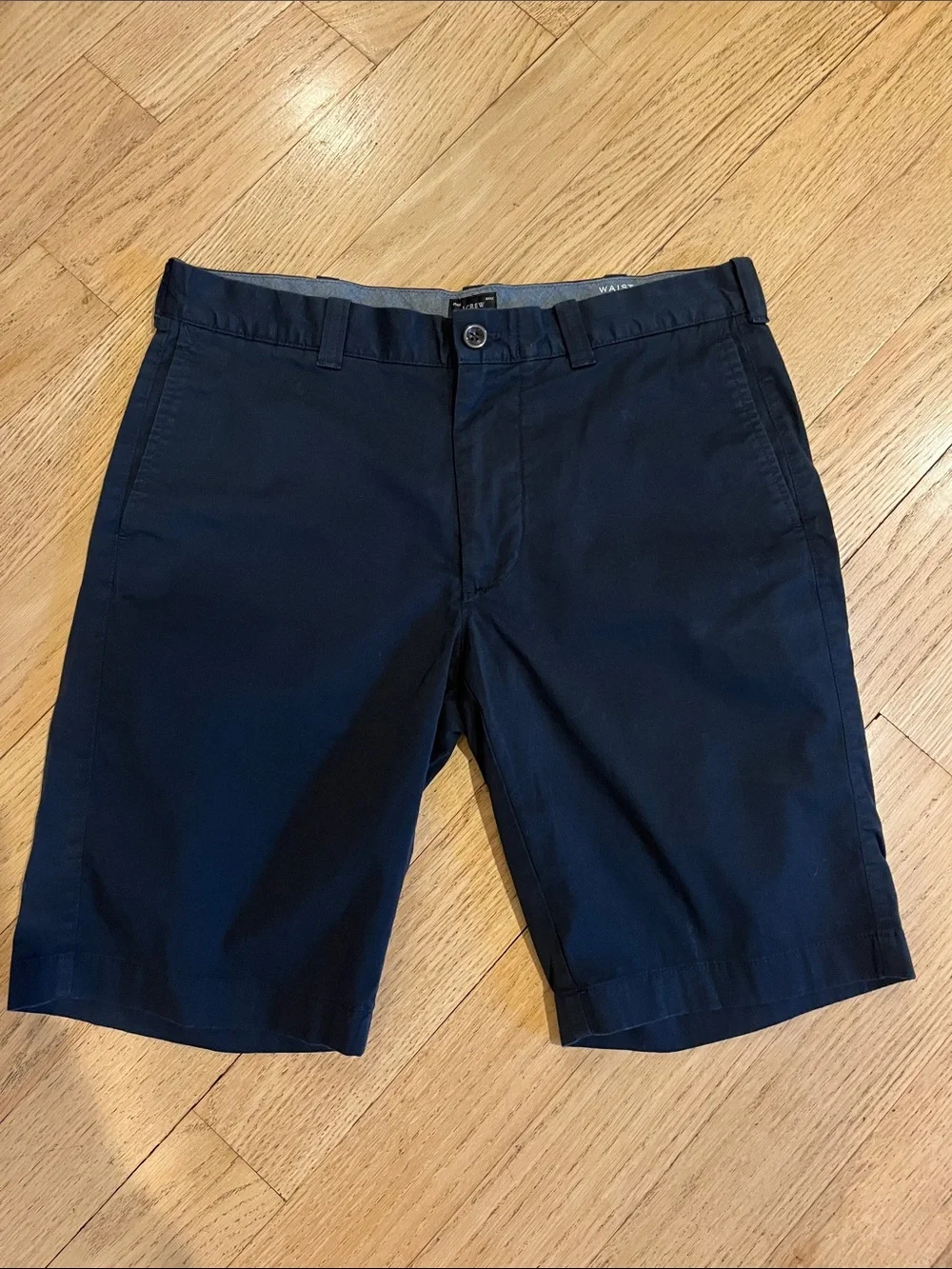 J. Crew Dark Navy Flat-Front Men’s Chino Shorts